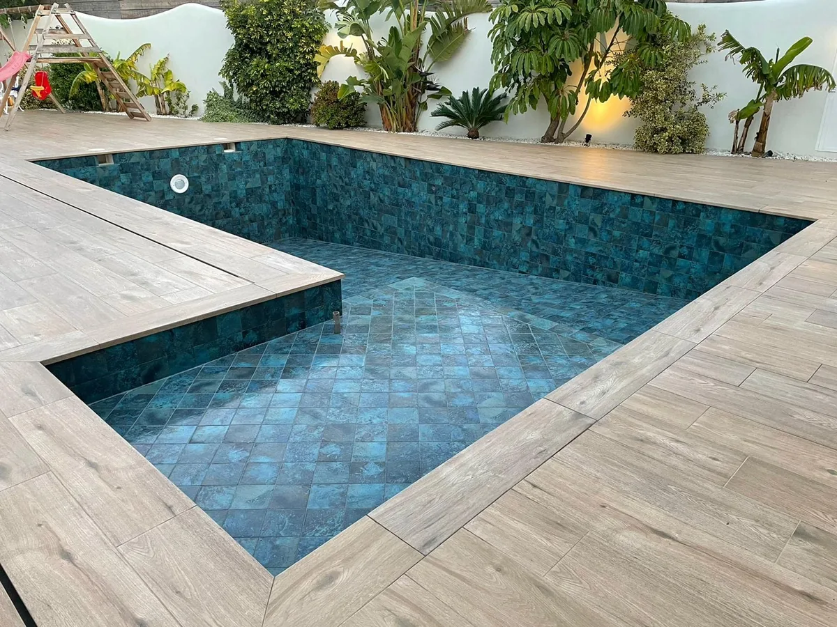 Mantenimiento del agua de una piscina en Las Palmas