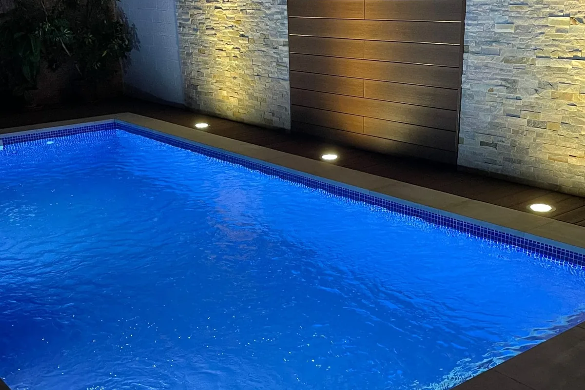 Piscina exterior de una vivienda en la provincia de Las Palmas